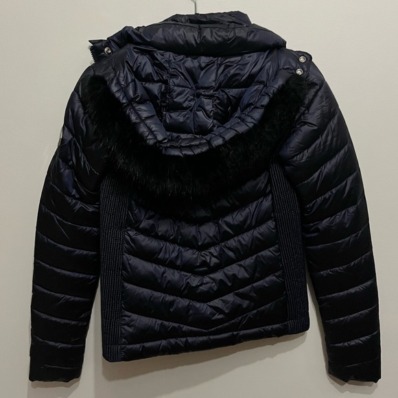 Brand New Superdry Womens Hooded Luxe Chevron Fuji Jacket - Picture 2 of 5